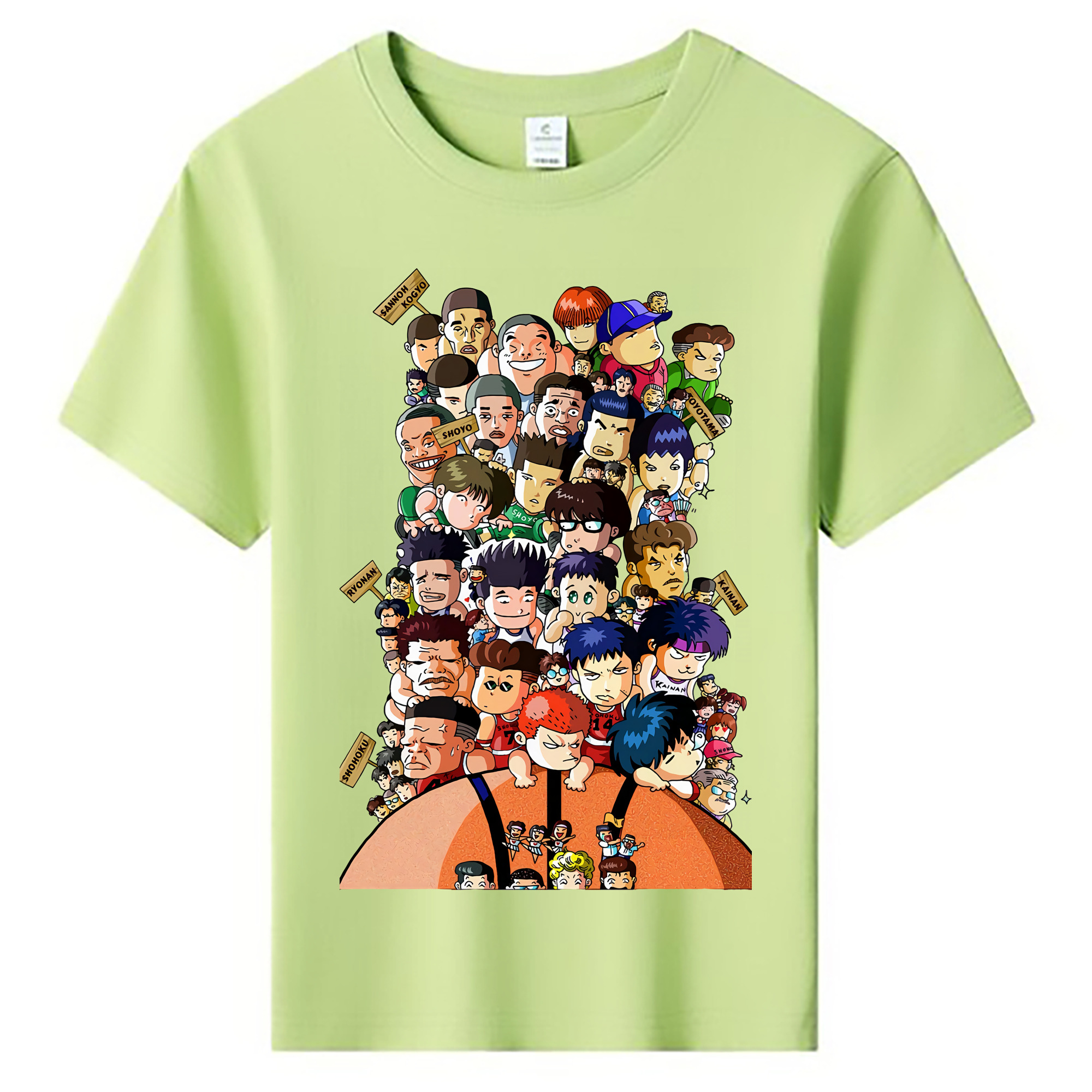 （画像用） SLAM DUNK／スラムダンク 綿100％キッズTシャツ（フロントプリント）